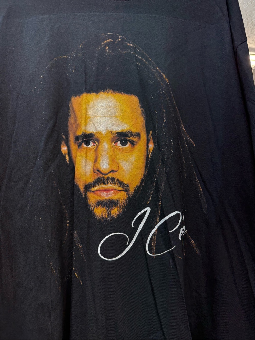 J. cole Crewneck T-Shirt with Portrait Print - Picture 2 of 4